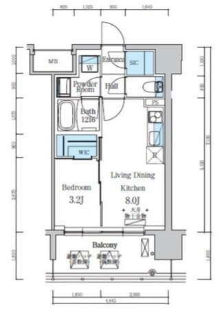 デュオフラッツ仙台木町通リネアの物件間取画像